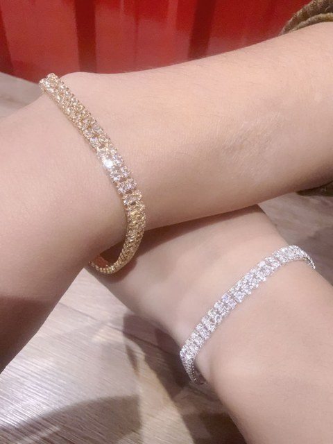 Pulseira dupla zircônia