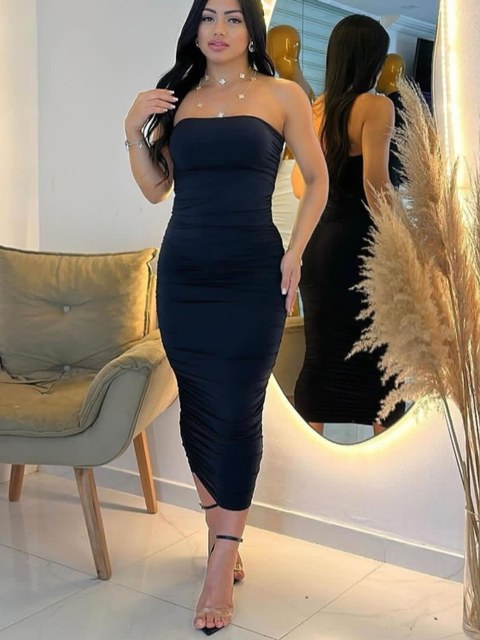 Vestido  mid no suplex