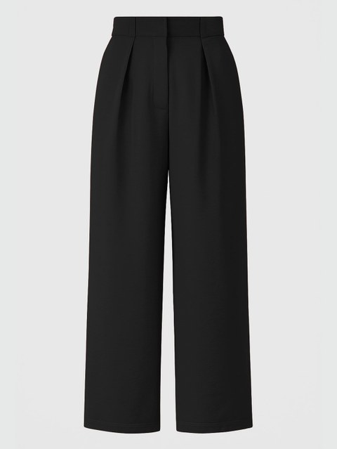 Calça Feminina Alfaiataria Elegante Cintura Alta