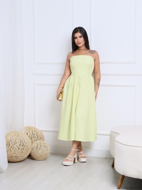 Vestido midi sensorial marrantes