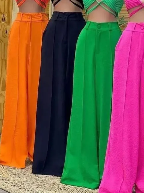 Calça pantalona Duna