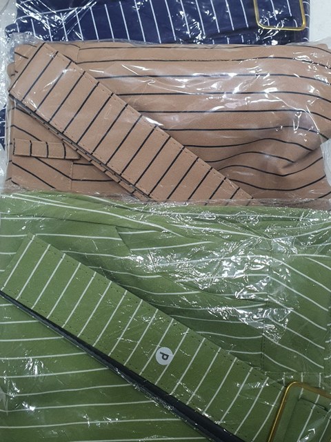 Calça Pantalona Risca de Giz en Alfateria