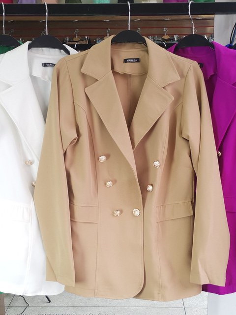 Blazers feminina de alfaiataria social 051#