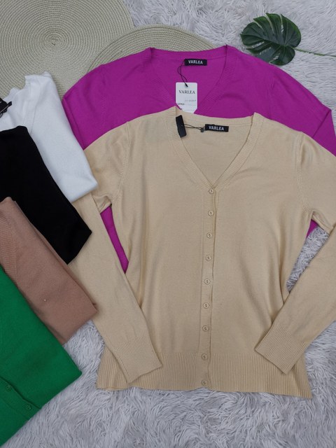 Cardigan feminina de modal importado tamanho única 6606#
