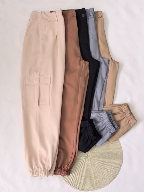 Calça jogger feminino de alfaiataria