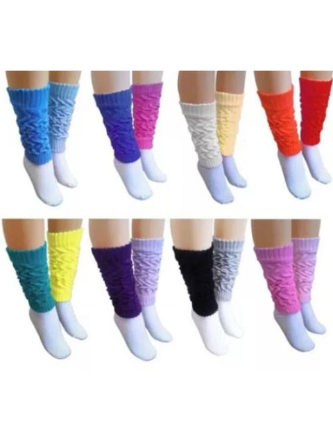 Meia Polaina SemPé AeróbicaFitnessFemininaBalletMeiaAcademia