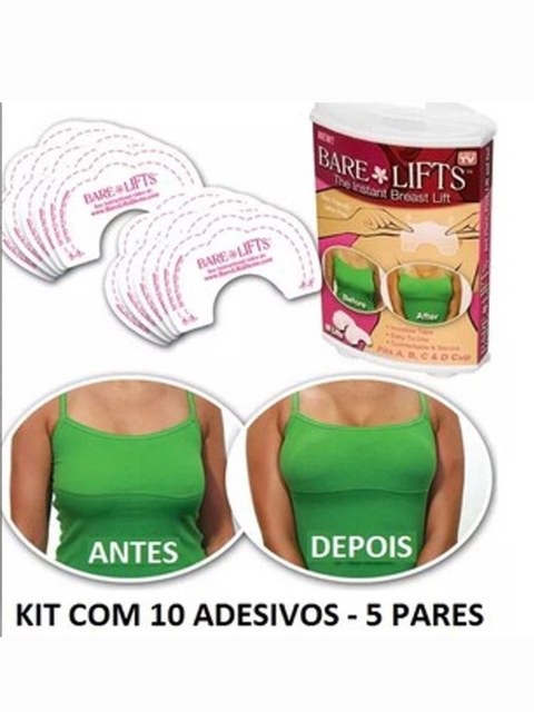 Silicone Fita Adesiva Invisível Elevador do Peito Bare Lifts