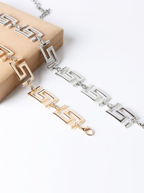 Cintos Feminino Com Corrente De Metal importado