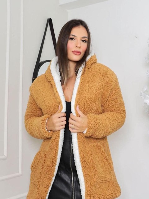 Casaco Teddy de Inverno Dupla Face Pelúcia