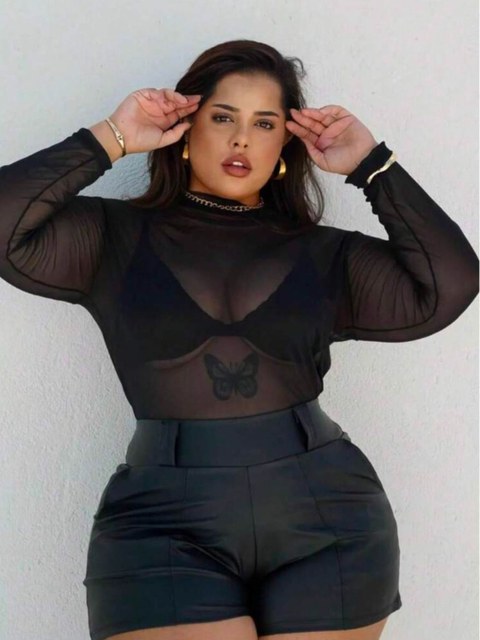 Body Tule Plus Size