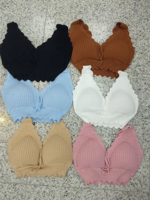 Top Tricot Modal Com Bojo Cropped Moda Praia