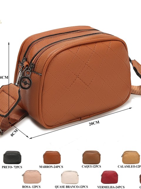 Bolsa transversal feminina casual LA329