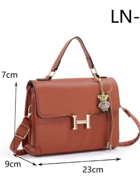 Bolsa feminina casual da moda com chaveiroLN-401