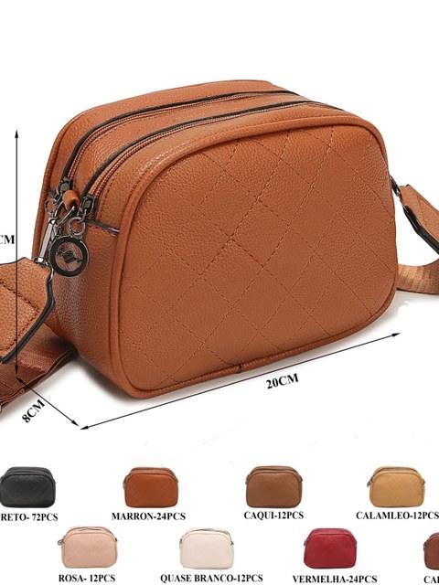 Bolsa transversal feminina casual LA329