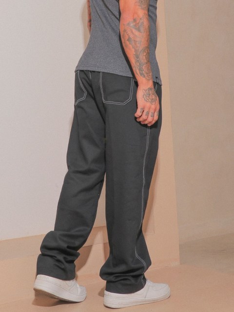 CALÇA BALÃO BAGGY RETA LARGA