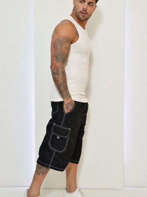 BERMUDA CARGO 6 BOLSO BALÃO LARGA