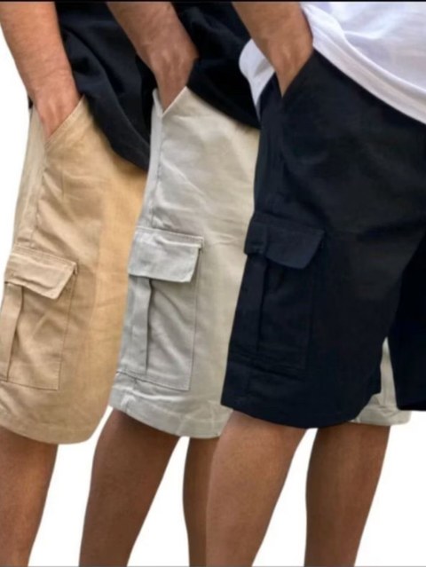 bermuda masculina modelo cargo