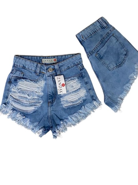 Short feminino clara destroyed