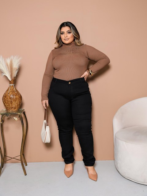 Calça jeans plus size com Lycra Tam 46 ao 52