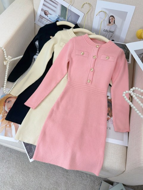 Fancy kids vestidos tricô