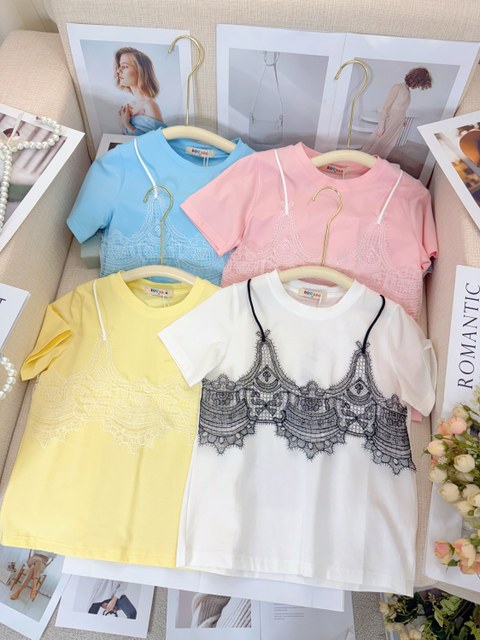 Fancy kids blusa T-shirt algodão