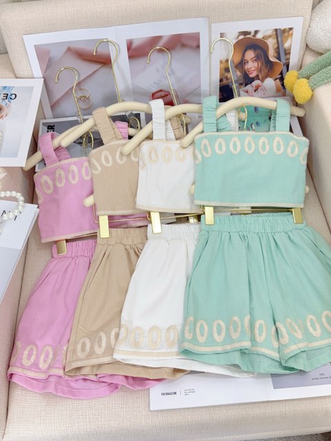 Fancy kids conjunto linho