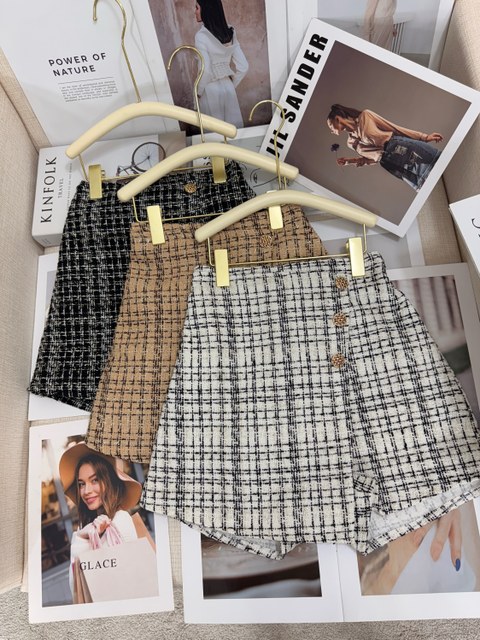 Fancy kids short saia tweed