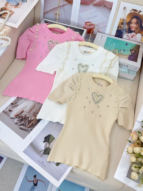 Fancy kids blusa modal pérola