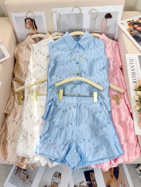 Fancy kids conjunto cetim blusa com short