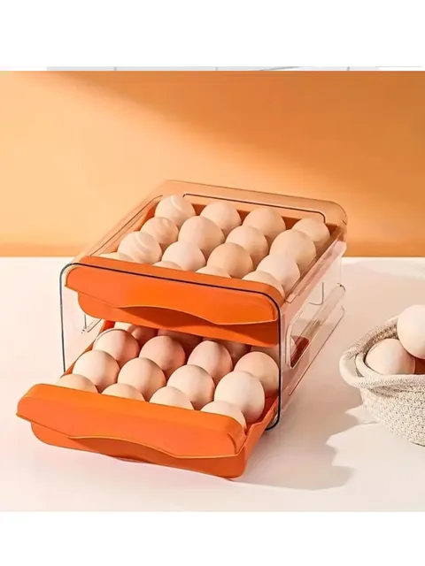Gaveteiro Para Ovos Duplo Organizador 0631