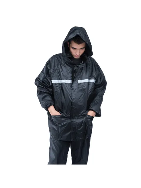 Capa De Chuva Com Capuz Moto Motoqueiro Ciclista 7208 G