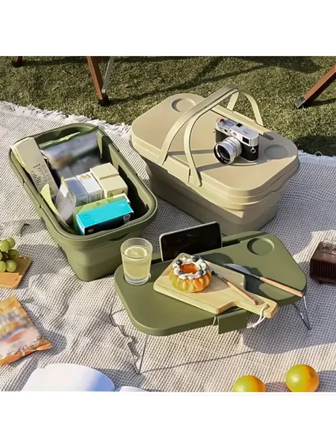 Cesta Térmica Bolsa Piquenique Dobrável 0898