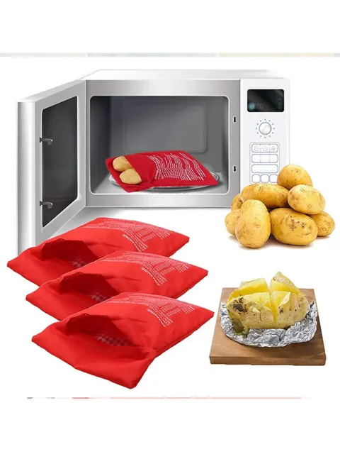 Saco De Micro-ondas Para Assar Batata 25X19Cm