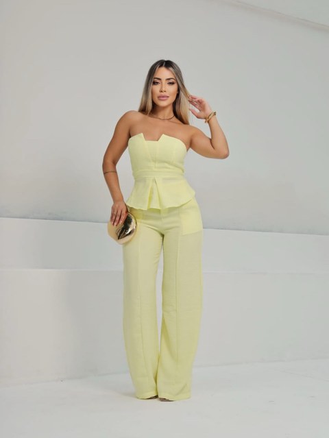 Conjunto Denne Cropped e calça