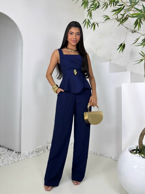 Conjunto calça feminino Lia