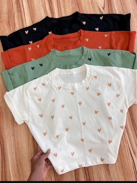 Cropped estampado