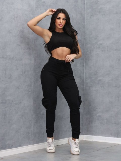 Calça cargo jogger