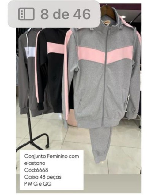 CONJUNTO FEMININO COM ELASTANO