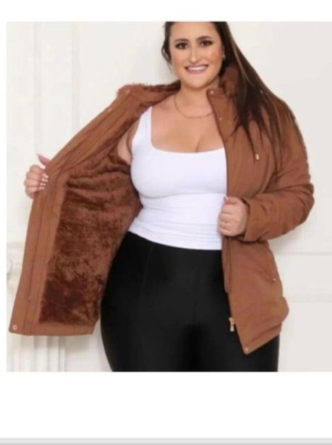 PARKA SARJA FORRADA PLUS SIZE