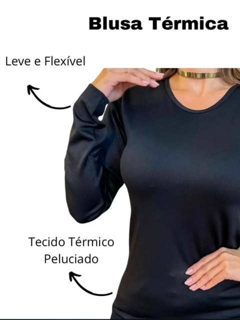 Blusa térmica peluciada