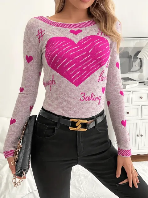 Blusa musse de coração