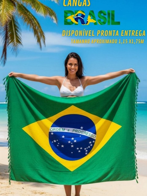 Bandeira Do Brasil Para Capô Carro, Jogos, Politica, Canga