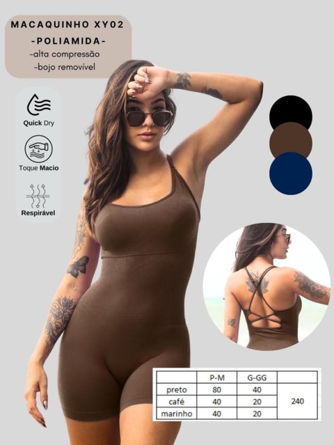 Macaquinho de Academia Poliamida