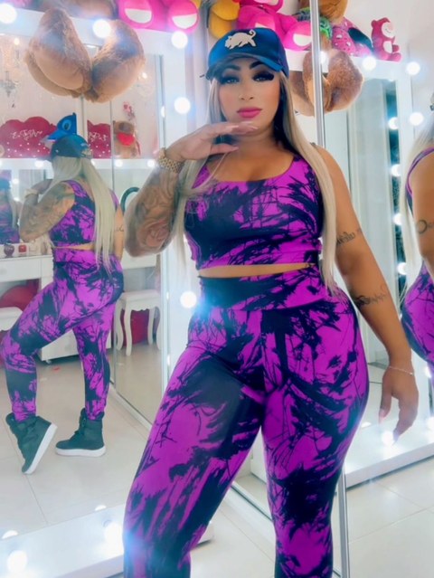Conjunto Estampado Legging e Top