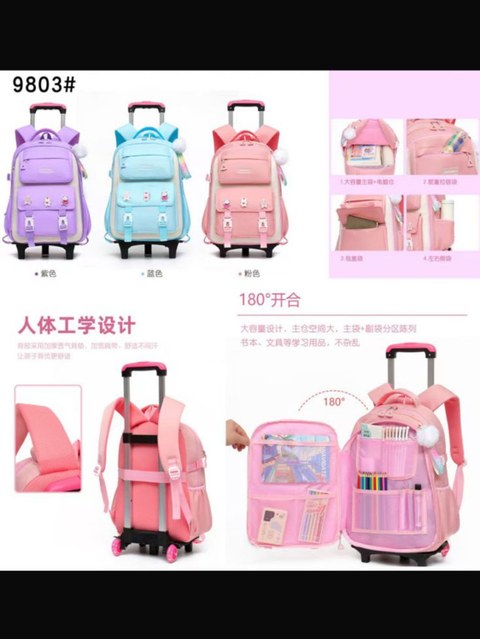 Mochila com chaveiro