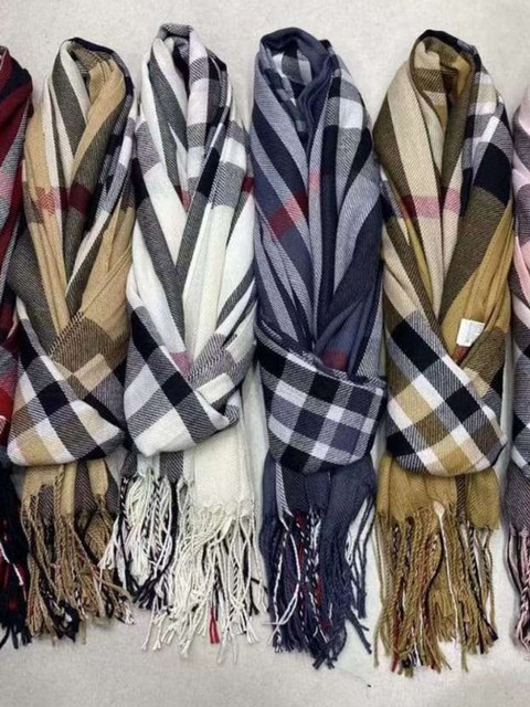 Cachecol Xadrez Fina