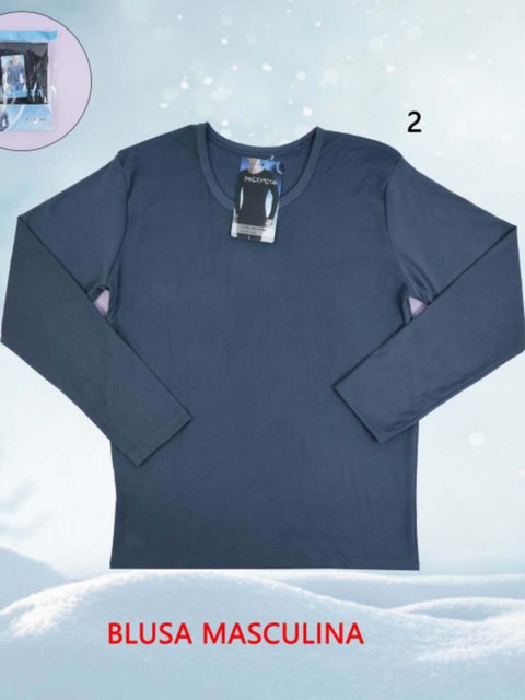 12 pcs Blusa Termica Masculino Grosso+ BN-91909