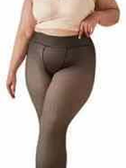 12 Pcs Meia-Calca Termica Peluciada Translucida Plus