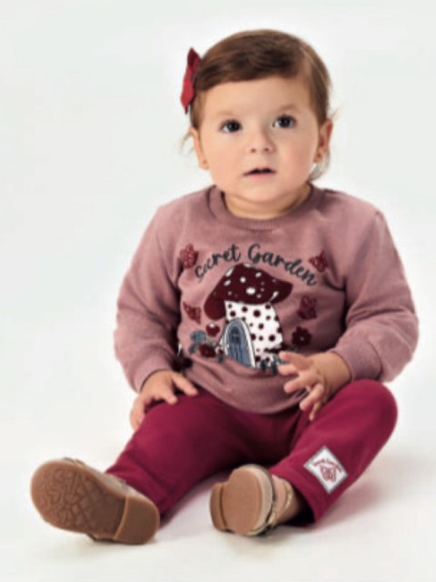 Conjunto Infantil Feminino “Secret Garden” 🍄