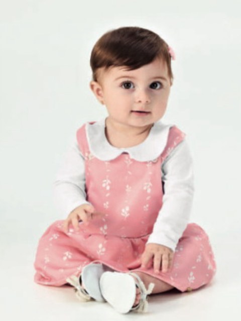 Conjunto Infantil Feminino 2 Peças – Jardineira + Body